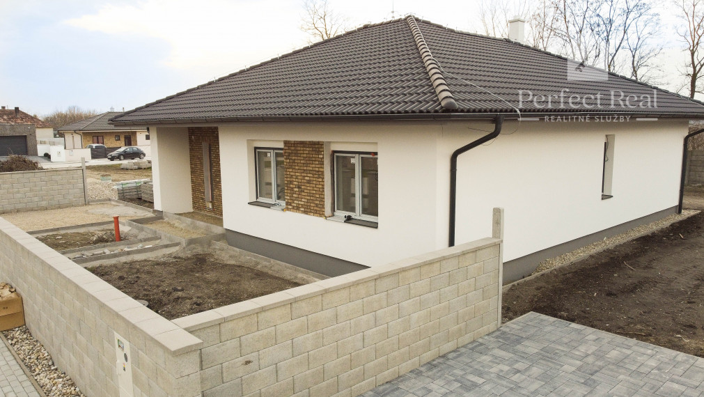 Kvalitná novostavba - posledný 4 izbový bungalov na predaj, Vydrany