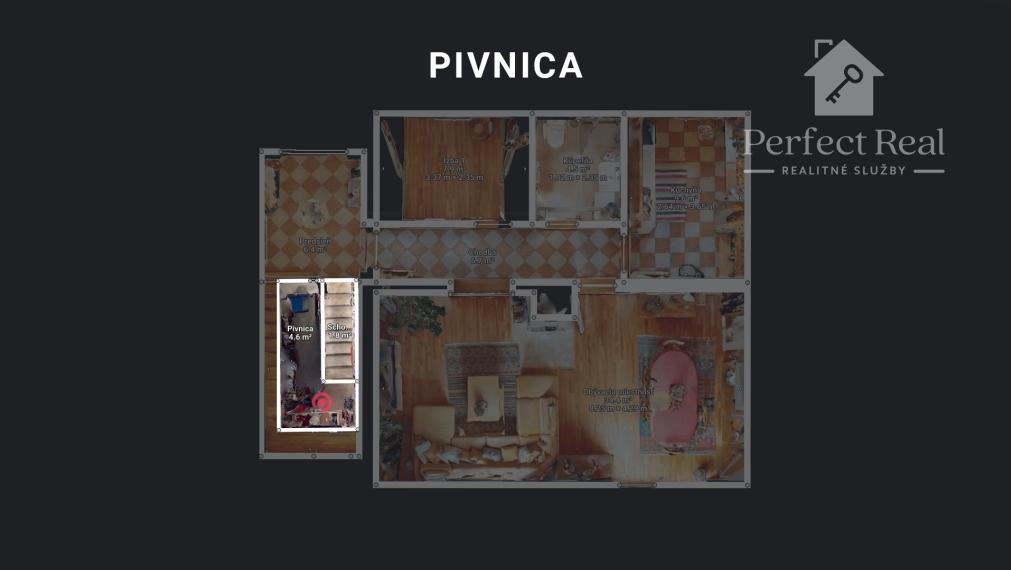 Na prenájom exkluzívny rodinný dom s výnimočnou záhradou v širšom centre Piešťan .