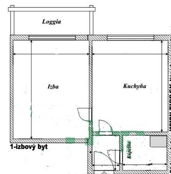 REZERVOVANÉ Veľký jedenizbový byt s balkónom na prenájom
