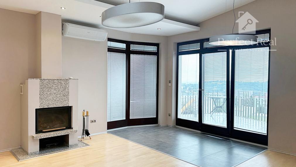 Na predaj Luxusný 3izbový byt s krbom a výhľadom na Bratislavu