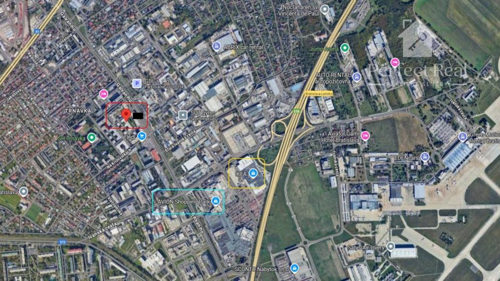 Moderný a plne zariadený 2-izbový byt s klimatizáciou a parkovaním pri Avione