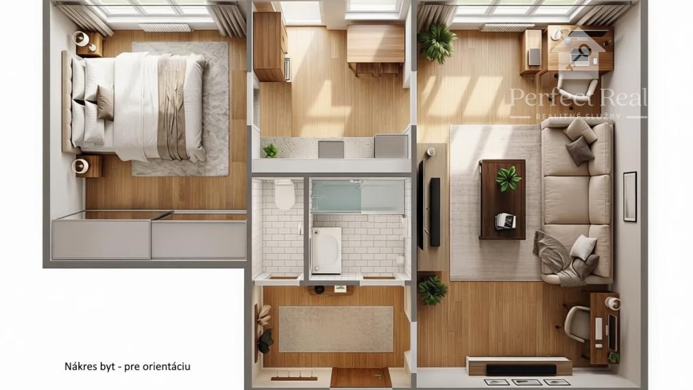 Predaj výnimočný 2izbový byt zariadený a zrekonštruovaný REZERVOVANE!