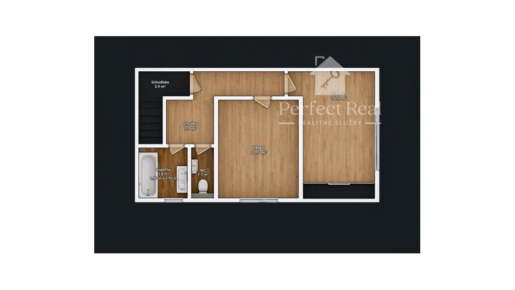 Na predaj 3. izb. mezonet 87,32 m2 s rozľahlou záhradou v Miloslavove.