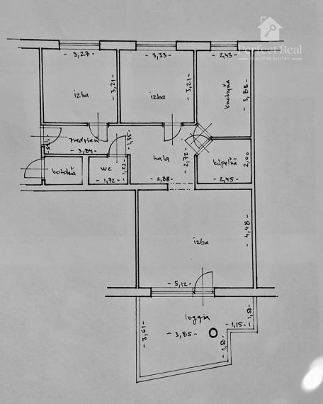 Trojizbový byt s vlastným kúrením, veľkou terasou v obľúbenej lokalite Dunajskej Stredy na predaj