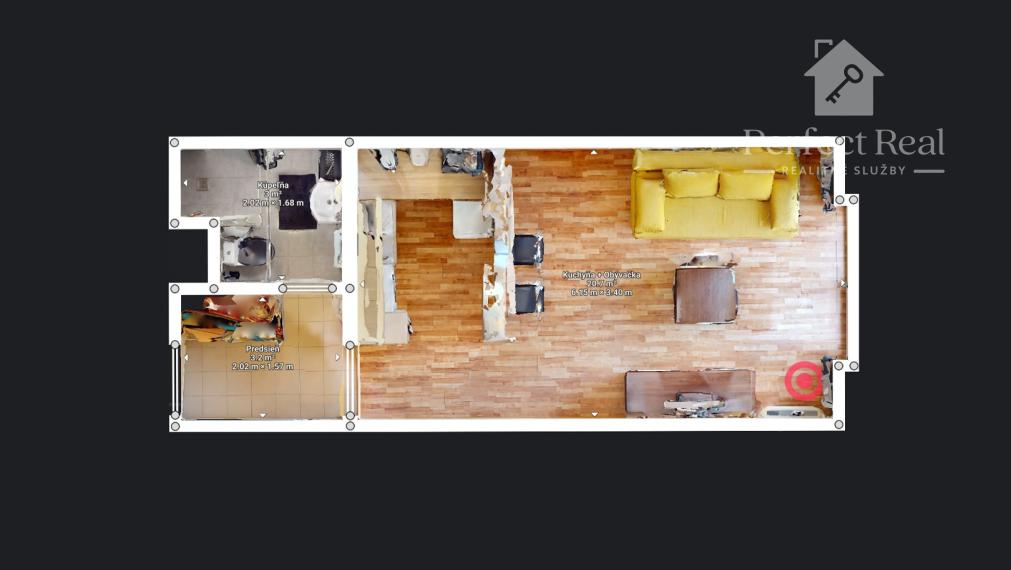 Na predaj príjemný 1izbový byt s balkónom a parkovaním na Hornom dvore pri Senci.