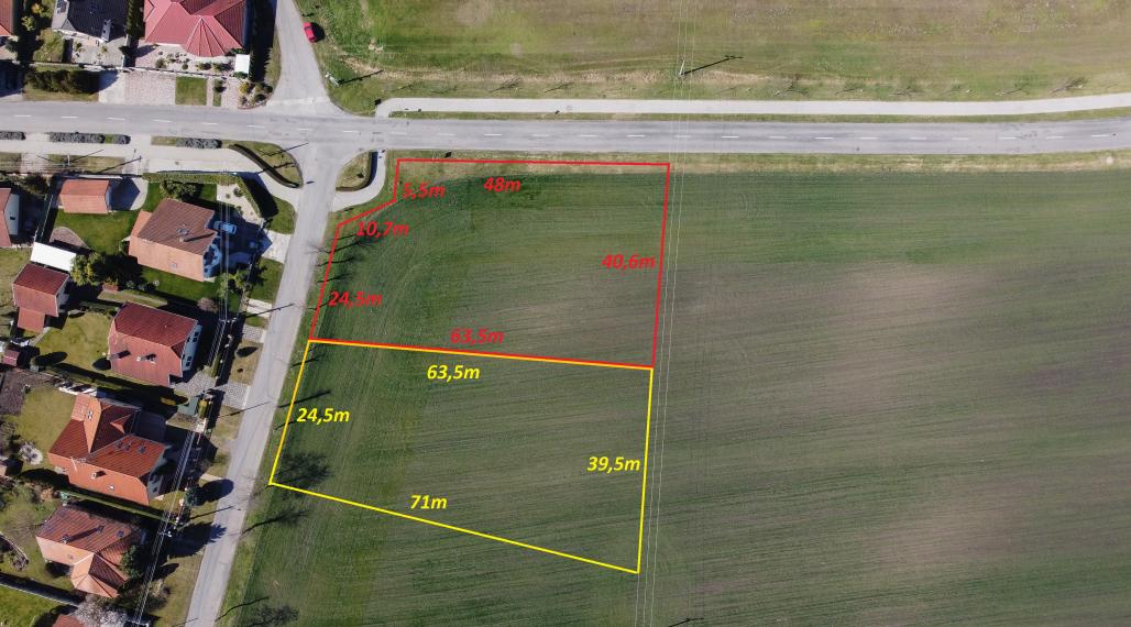 Stavebné pozemky v obci Kútniky – časť Blažov, 2124 m²