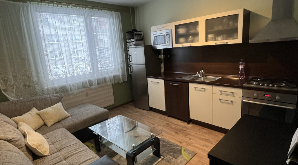 Komplet prerobený 1 izbový byt s balkónom v obci Zlaté Klasy- predáva sa so zariadením