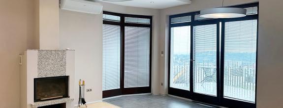 Na predaj Luxusný 3izbový byt s krbom a výhľadom na Bratislavu