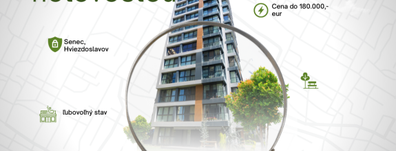 Hľadáme 3 izbový byt alebo veký 2 izbový byt v Senci