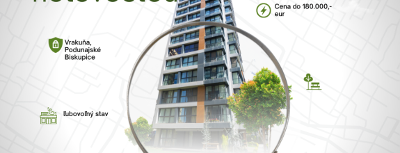 Hľadáme 3 izbový alebo veľký dvojizbový byt