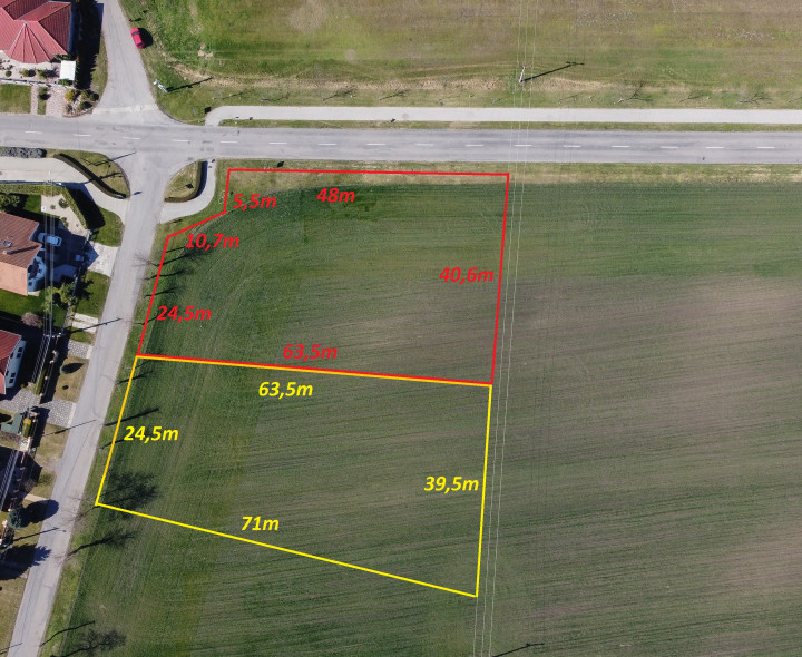 Stavebné pozemky v obci Kútniky – časť Blažov, 2124 m²